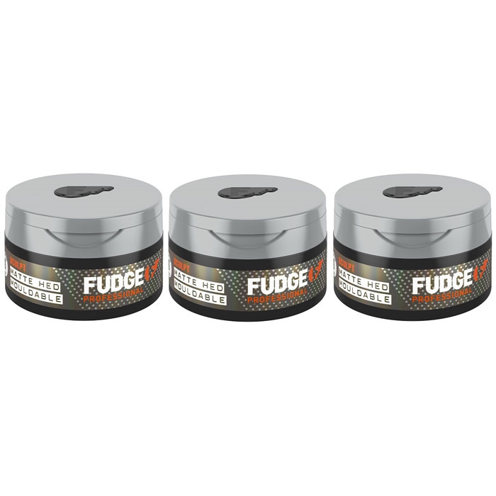 Fudge Matte Hed Mouldable 75g x 3