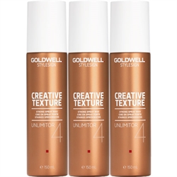 Goldwell Stylesign Unlimitor Spray Wax 150ml x 3