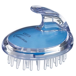 Kent Salon Shampoo and Scalp Massage Brush Blue