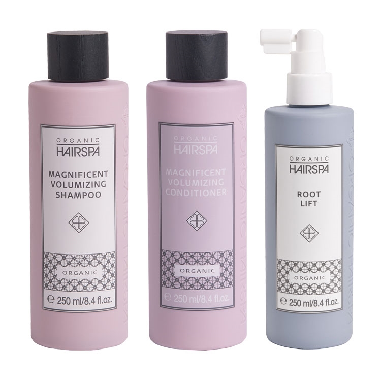 Organic Hairspa Magnificent Volumizing Sampak - 3 produkter