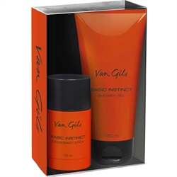 Van Gils Basic Instinct Deo Stick 75m + Shower Gel 150ml